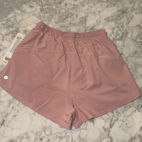 NWT LULULEMON ATHLETICA PACE RIVAL HIGH-RISE SHORT 3” PINK HAZE 4 - Picture 10 of 12